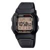 Casio Стандартные цифровые мужские часы W-800HG-9AV Черно-золотой ЖК-дисплей Импортная модель