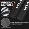 NAQF7 1/2Pcs Carbon Fiber Car Seat Belt Cover Shoulder Pad Protector Cover Safety Belt Padding Pad Cushion For KIA K5 Rio Ceed Rio K2
