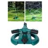 Three Arms 360 Degrees Rotating Garden Water Sprinkler Lawn Watering Irrigation ToolGreen