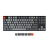 Keychron K8 Wireless Gaming Mechanical 87 US White LED Gateron G Pro Mechanical Wired and Bluetooth Compatible with Mac and Rollover G Pro Mechanical