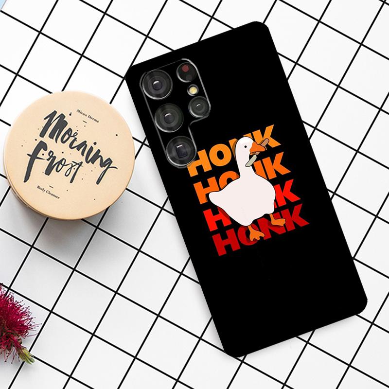 Cartoon Funny Goose Case For Samsung Galaxy S24 FE S21 S22 S23 S25 Ultra S9 S10 Plus S20 FE S25 FE Phone Cover