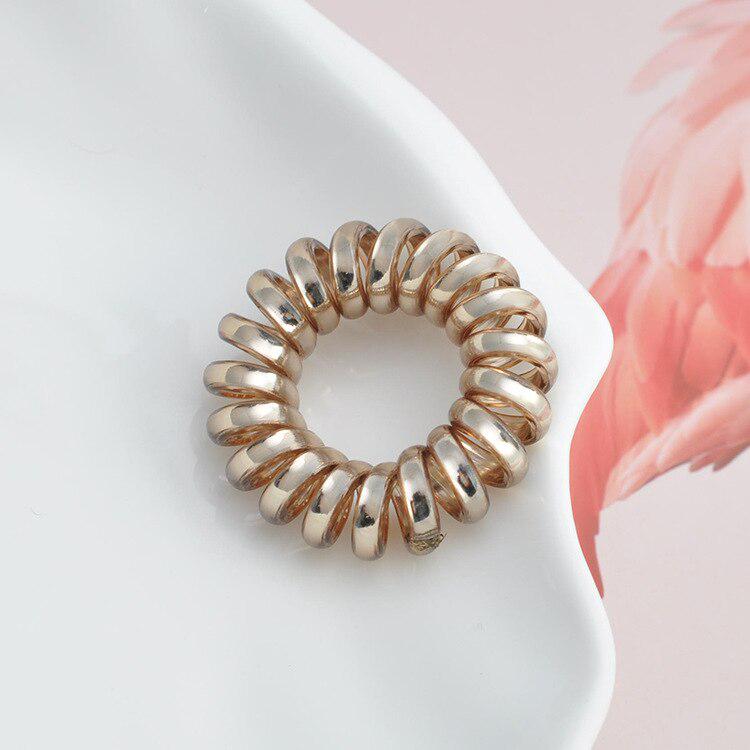 1 шт. полезные эластичные ленты для волос для девочек, аксессуары для волос, резинка для волос, головные уборы, веревка для волос, спиральная форма, резинка для волос, телефонный провод