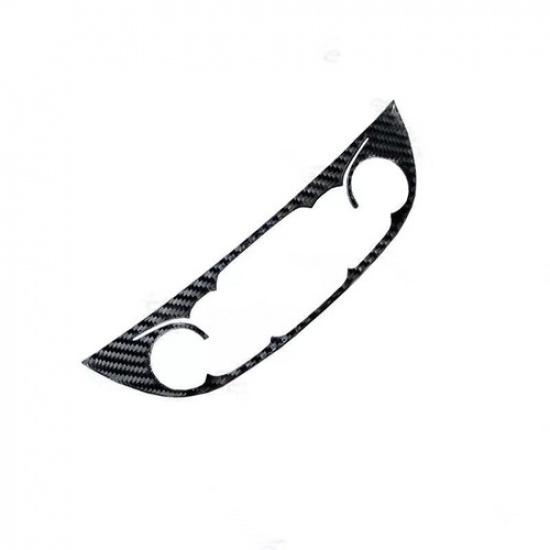 Carbon Fiber Style Car AC Switch Panel Cover Trim For Chevrolet Malibu 2016-