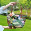 Летняя сумка ручной работы: Вместительная переносная пляжная и овощная корзина для женщин (Издание 2025 г.)