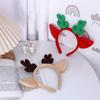 Female Cloth Make Up Antler Headband Korean Style Head Hoop Hair Accessories Women Hair Band