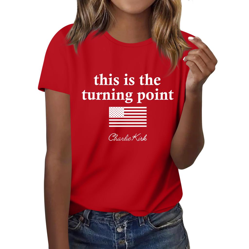 Fashionable Round Neck Short Sleeve Work Clothes Printed Tops For Mens Summer Tops