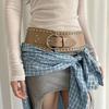 Punk Style Wide Women's Belt Designer Dress Jeans Belt Vintage Rivet Waist Belt Spicy Girls