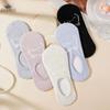 Women Invisible Shallow Mouth Socks Cotton Ankle Socks Breathable Silicone Anti Slip Socks