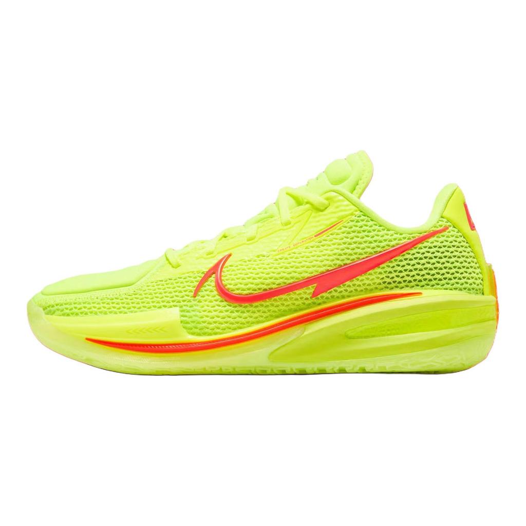 Nike Эйр Зум GT. Дышащие баскетбольные кроссовки Cut 1, унисекс, желто-красные, IH3991-700
