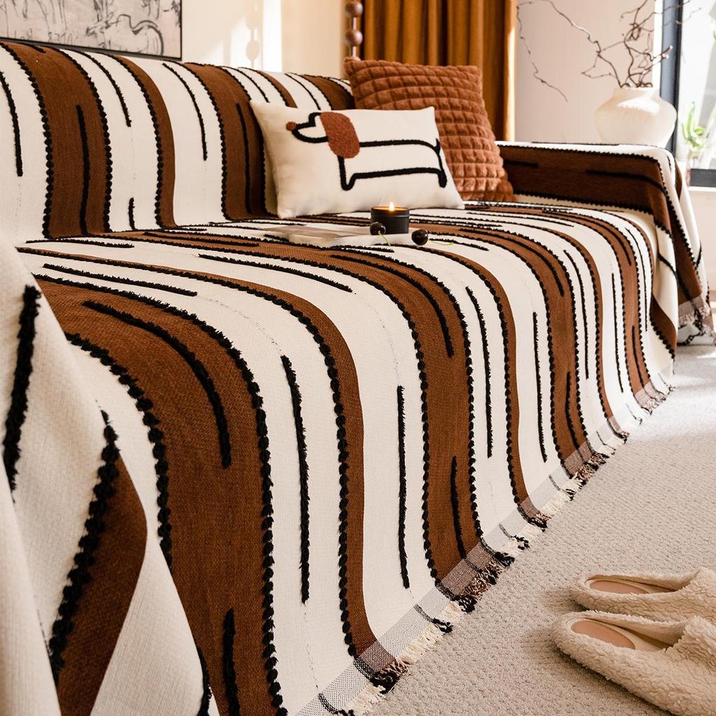 Four Seasons Universal Non-Slip Leather Sofa Cover Blanket
