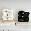 DIY Montessori Calendar Adjustable Schedule Planner Wood Perpetual Calendar  Home Office Desk