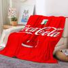 Модное одеяло с принтом C-Coca C-Cola, теплое и мягкое, подходит для спальни, гостиной, дивана-кровати, офиса, путешествий, кемпинга
