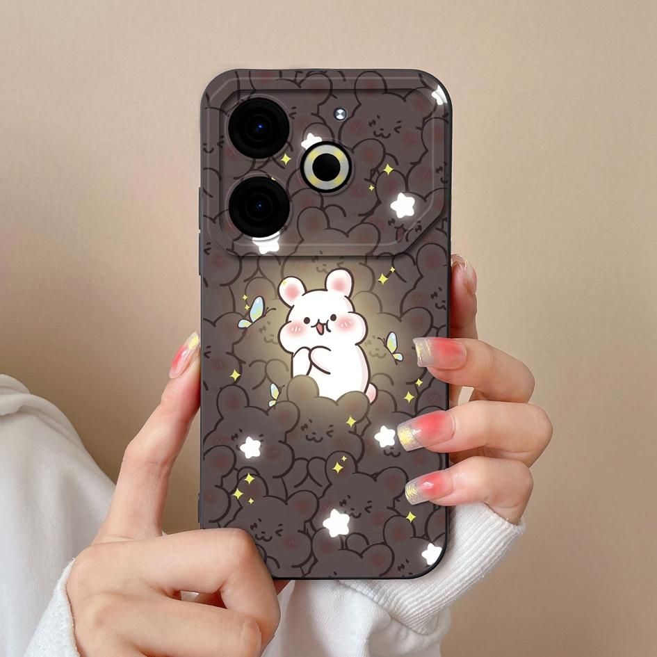 Чехол для телефона Tecno Camon 30 Pro Spark 20 Pop 8 Hot 40i Pova 6 Neo, задние чехлы с красивыми цветами и растениями, мягкий силиконовый бампер с защитой от падения, корпус корпуса