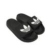 adidas Шлепанцы Adilette Lite с логотипом Trefoil — базовые черные кроссовки унисекс Cloud-White FU8298