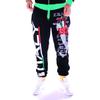 Мужские модные длинные брюки с буквенным принтом, свободные спортивные штаны для бега, активные брюки