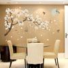 Big Size Tree Wall Stickers Birds Flower Home Decor Wallpapers for Living-room Bedroom DIY Vinyl Rooms Decoration