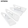 For Volkswagen VW T-cross Tcross - 2024 2025 Carbon Fiber Interior Door Handle Bowl Cover Trim Accessories Car Styling