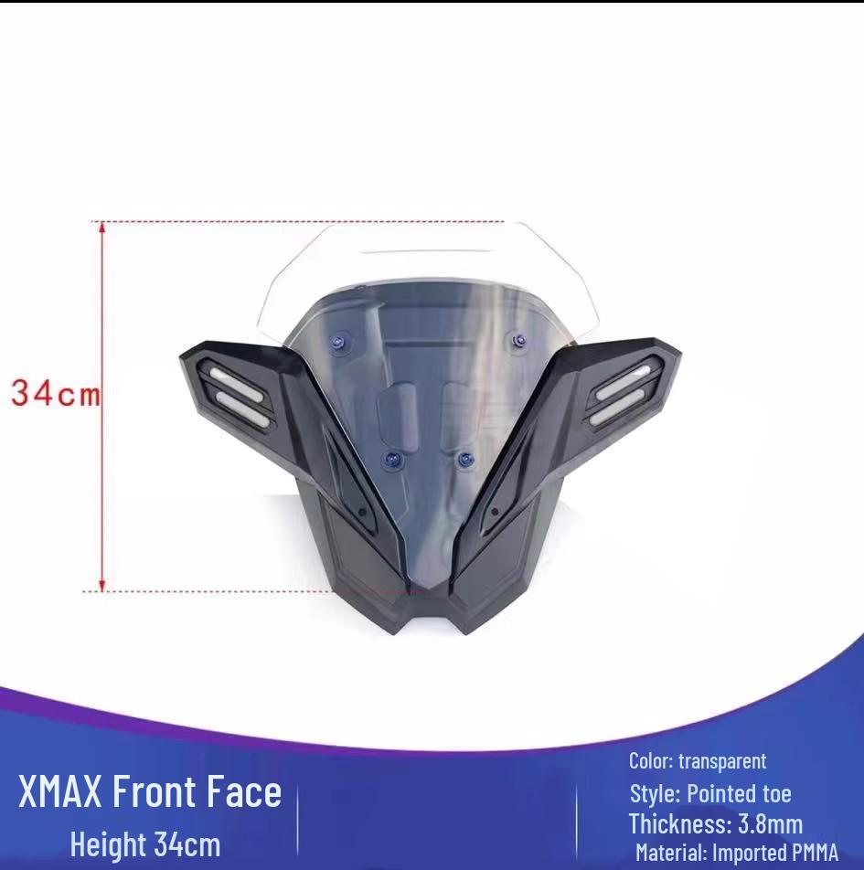 Комплект гоночного ветрового стекла в стиле XMAX для Yamaha NMAX155 (25 Моделей)