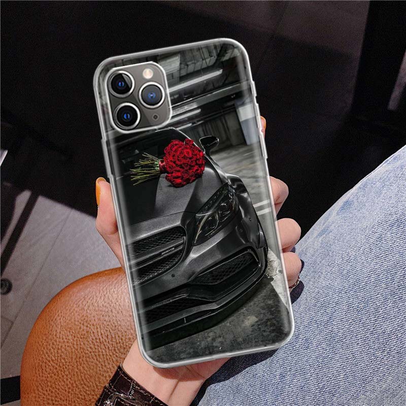 Мужской чехол со спортивными автомобилями для Apple iPhone 11 12 13 14 Pro 7 XR X XS Max 6 6S 8 Plus + Mini 5 SE, мягкий чехол с принтом