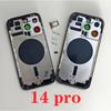 Задняя крышка OEM для iPhone 13 Pro Max 12 Mini 11 SE3 14 Pro max Задний корпус С бесплатными подарками, Рамка задней крышки + Задняя крышка + Боковые кнопки