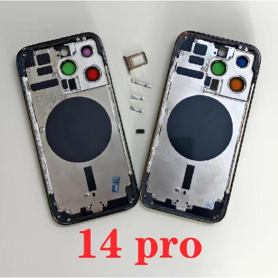 Задняя крышка OEM для iPhone 13 Pro Max 12 Mini 11 SE3 14 Pro max Задний корпус С бесплатными подарками, Рамка задней крышки + Задняя крышка + Боковые кнопки
