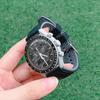 Ремешок для часов 20 мм для Swatch x OMEGA Speedmaster Силиконовый ремешок для часов для Swatch и Быстросъемный инструмент для замены и 3 шпильки в комплекте [Ylfcly]