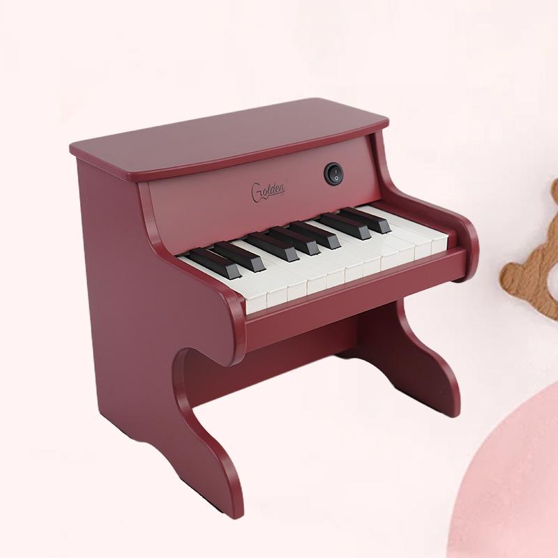 Деревянное детское пианино для младенца мальчика девочки, 18/25/37 клавиш, начальная электронная клавиатура, можно играть, подарок на день рождения для родителей и детей