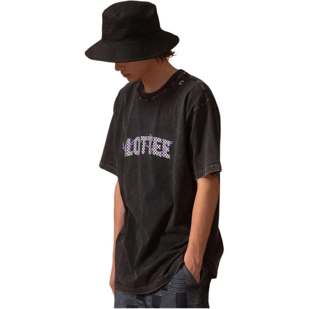 CLOT T-Shirts Men's Crew Neck Moderate Straight Fit CTTE23FW1001