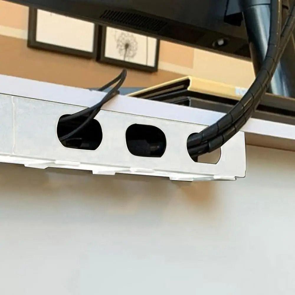 Efficient Desk Cable Management Cord Management Horizontal Cord Organizer Wire Organizer Cables