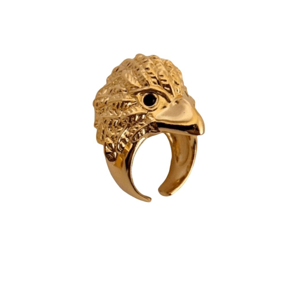 Geometric Eagle Shape Ring Cool Chunky Ring Creative Exaggerated Ring  Gift