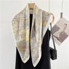 85Cm   Natural Silk Scarf Women  Bandana Square Scarves Wrap Kerchief Mulberry 85Cm Fashion Luxury High Quality Hijab