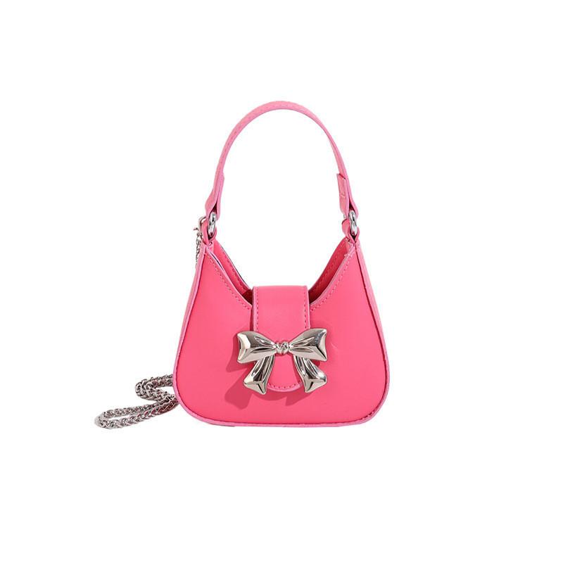 Unique Butterfly Knot Chain Bag 2024 Summer New French Style Shoulder Bag For Women