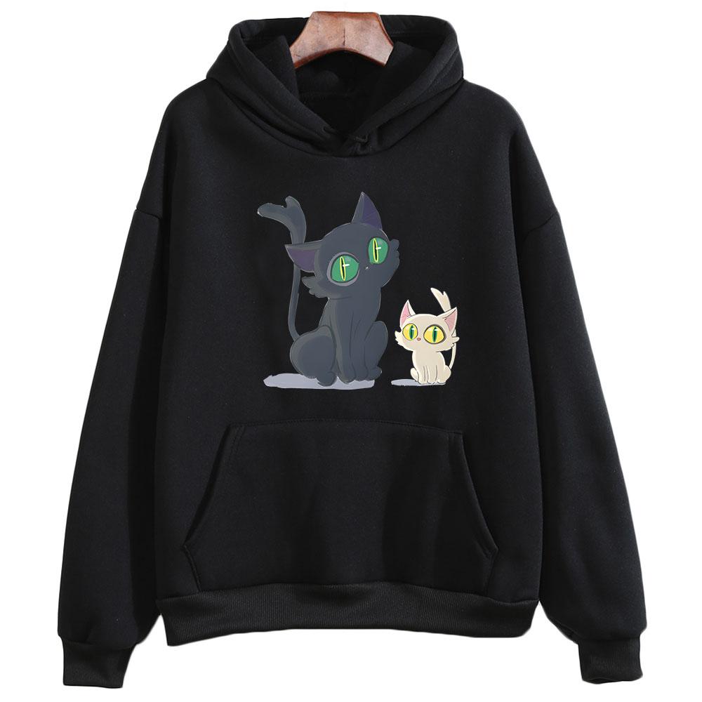 Suzume No Tojimari Daijin with Sadaijin Cat толстовки унисекс для женщин смотрят на тебя каваи/милые аниме одежда пуловеры с героями мультфильмов Неко