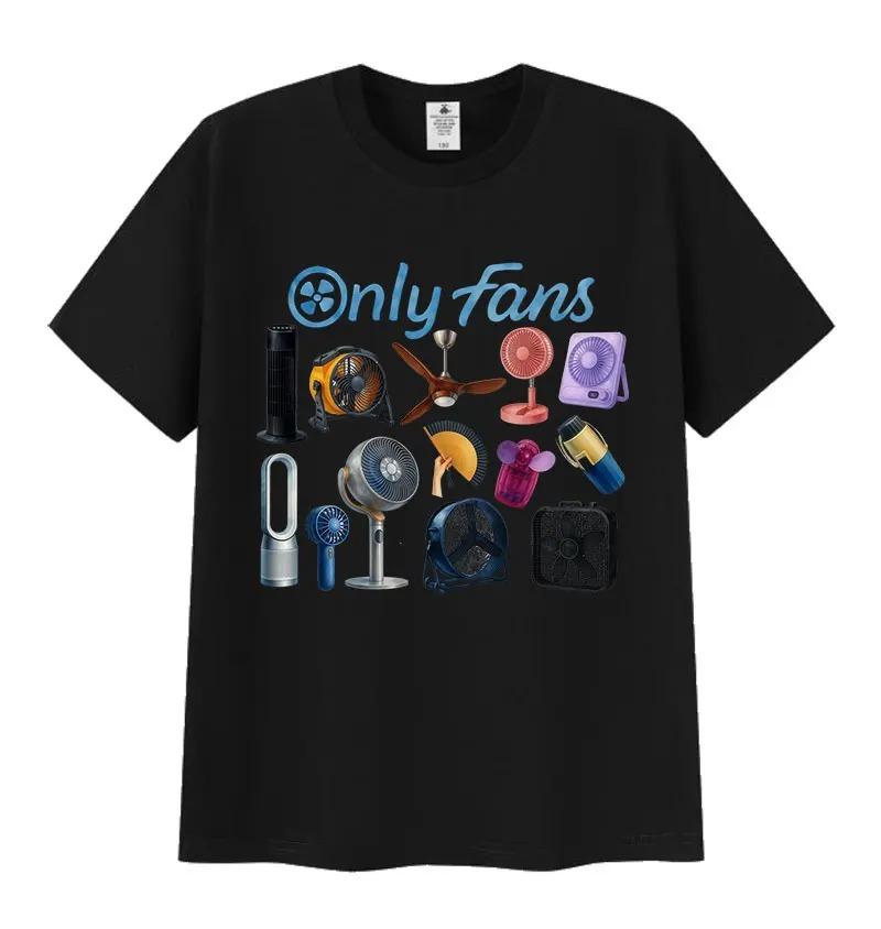 2026 Смешная футболка с мемом Only Fans Мужская Женская Летняя Уютная Хлопковая Футболка с Коротким Рукавом Ретро Круглый Вырез Одежда Высококачественная Футболка Топы