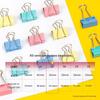 Deli 32mm Colored Metal Binder Clips