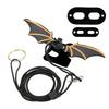 Adjustable Lizard Leash Bearded Dragon Harness Soft for Reptiles Small Pet AnimalsBlack