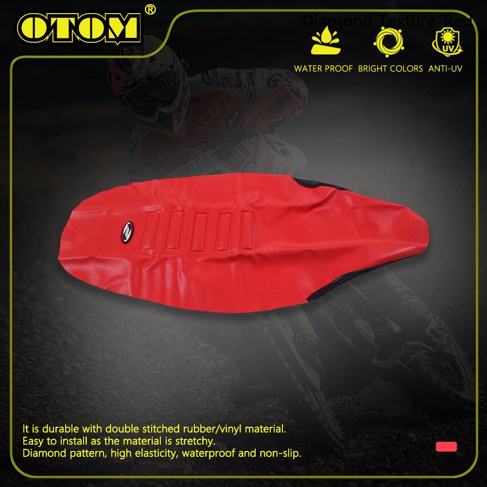 OTOM Motorcycle Seat Covers Cushion Non-Slip Thick Particles Waterproof High Elasticity For HONDA YAMAHA KAWASAKI SUZUKI Bikes