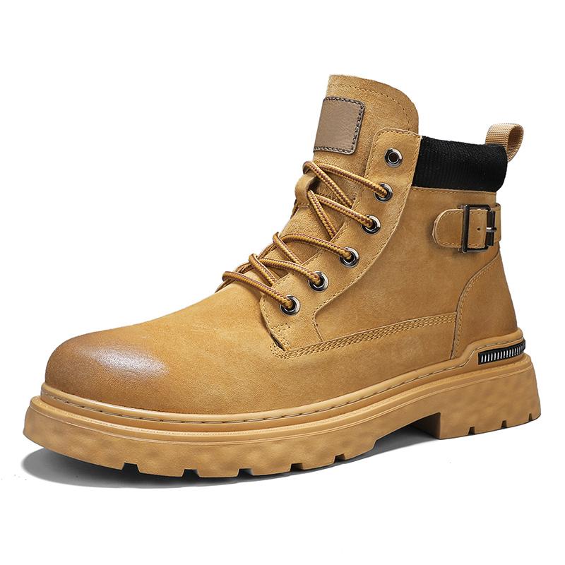 Осенне-зимние мужские ботинки Роскошные высококачественные трендовые стили Повседневная уличная обувь для взрослых Деловая офисная повседневная обувь