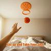 Hanging Indoor Ceiling Basketball Hoop Mini Basketball Goal with Soft Ball for Bedroom Office, Stress-Relieving Game for Adults