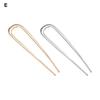 1/2/3 шт U-образная вилка для волос легкая противоскользящая длинная толстая палочка для волос металлическая