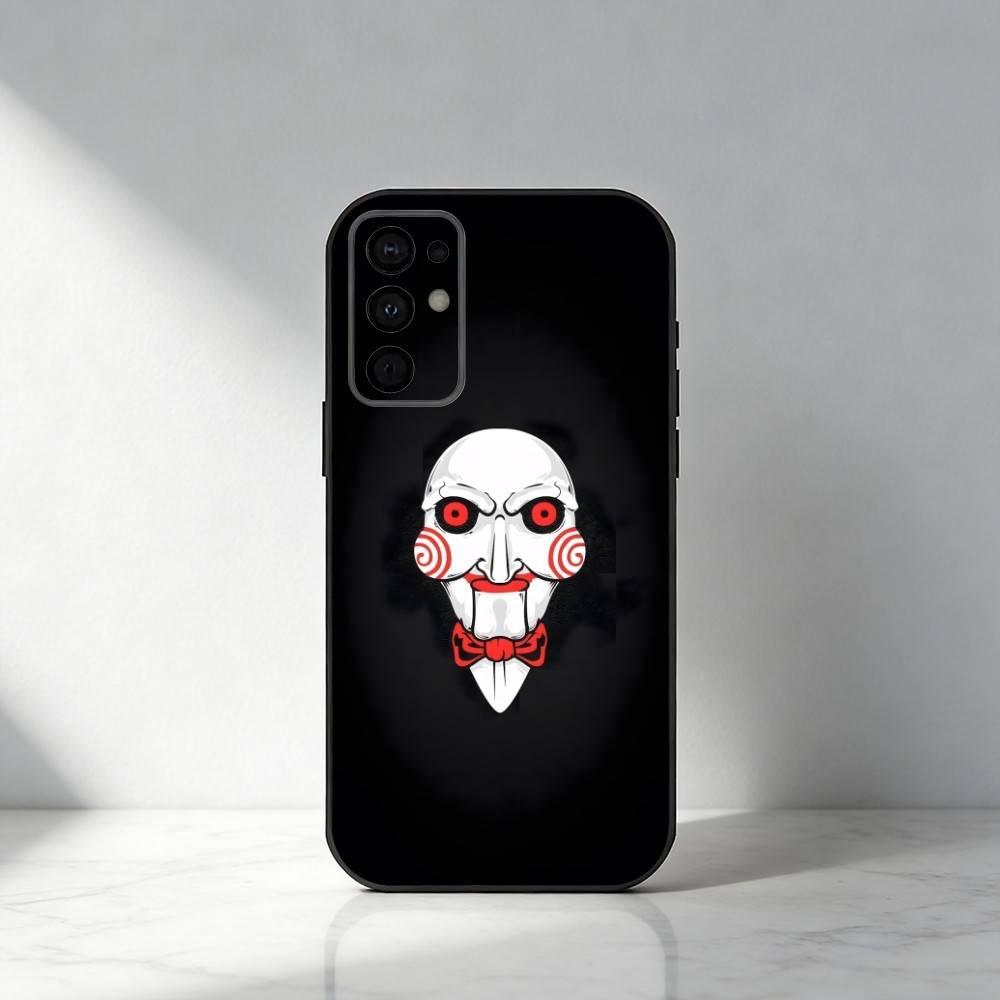 The Puppet B-Billy S-Saw-w Phone Case For Samsung S25,S24,S21,S22,S23,S30,Ultra,S20,Plus,Fe,Note,5G Black Cover