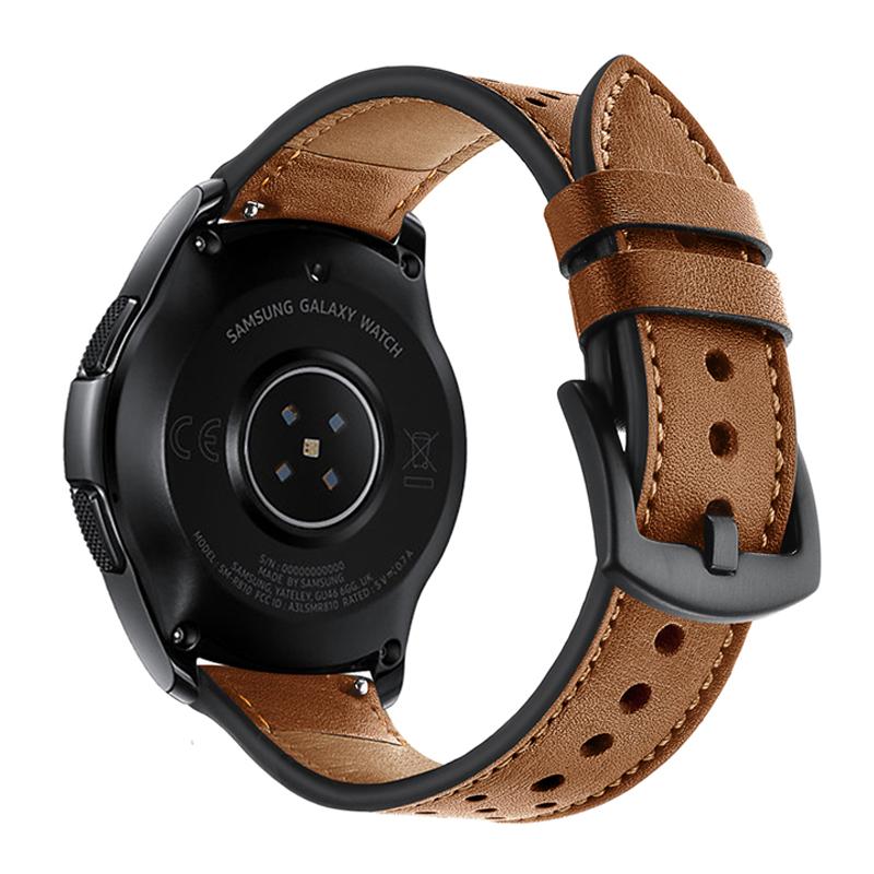 Ремешок для Samsung S3 Frontier Galaxy watch 46мм amazfit Bip Кожаный ремешок для часов Gear S 3 22мм ремешок для часов Huawei watch Gt 2
