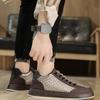 Тенденции повседневной обуви для скейтборда 2024 Вулканизированная обувь для мужчин Легкая повседневная трендовая дизайнерская роскошная обувь для взрослых Обычные рабочие кроссовки для мужчин