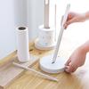 Toilet Kitchen Paper Towel Roller Tissue Holder Plastic Rack Desktop Floor Vertical Napkins Stand Bathroom Storage Accessories