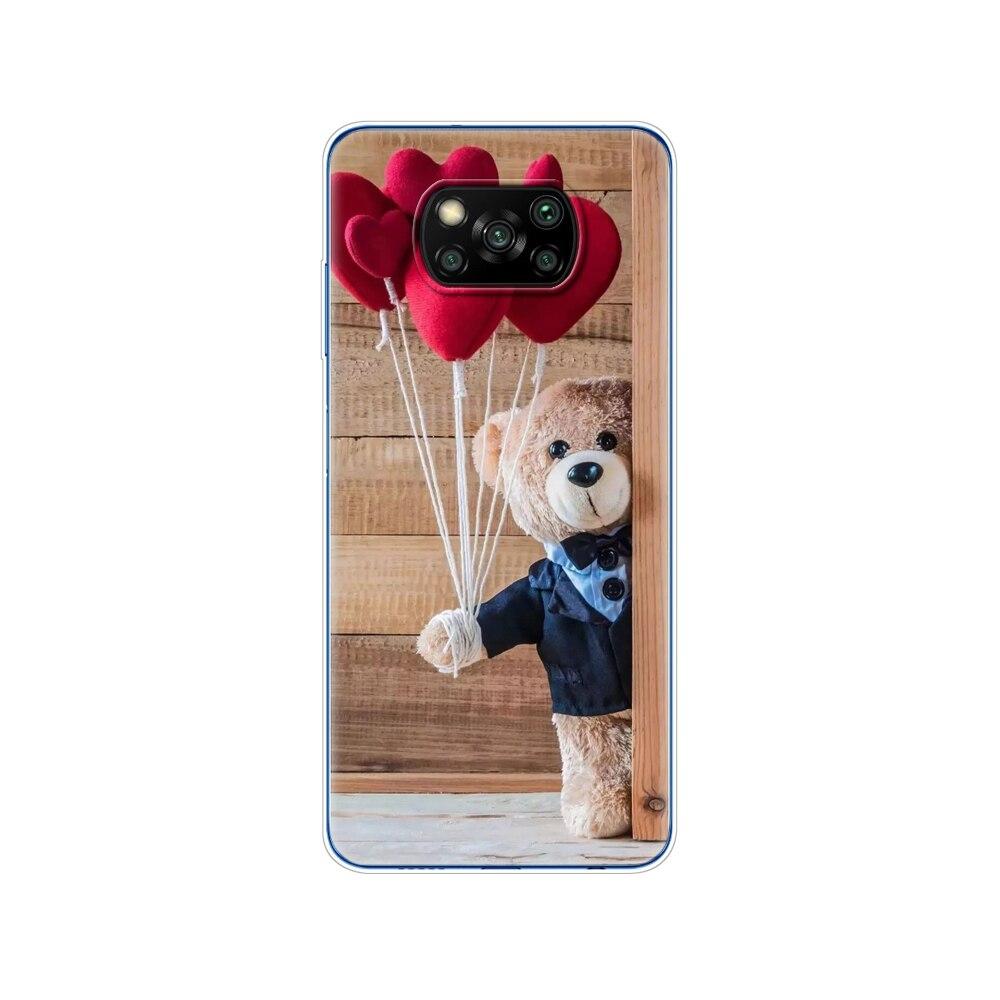 Для Xiaomi Poco X3 NFC x3 pro чехол силиконовый мягкий задний бампер TPU для Poco X 3 NFC 6.67'' глобальный чехол для телефона зима снег рождество