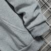 Men Hooded Jacket Zip-up Loose Sweatshirt Jacket Solid Color Casual Spring Autumn Hoodie for Sports School Street Daily Wear