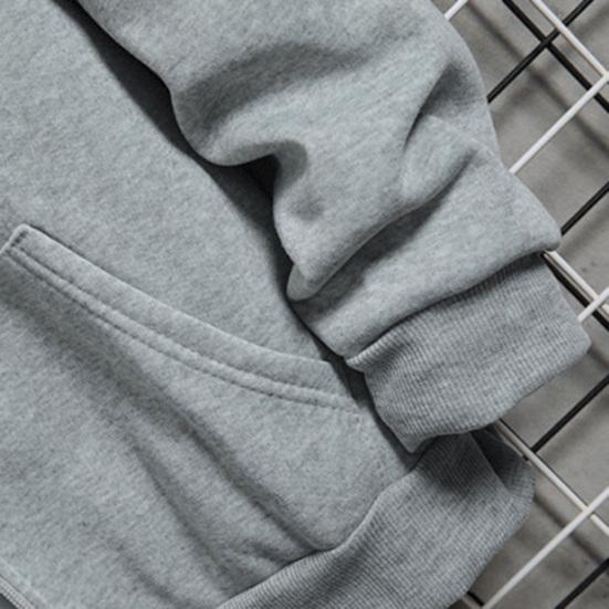 Мужская толстовка с капюшоном на молнии, свободная, однотонная, повседневная