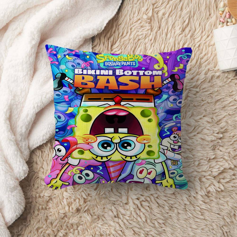 Cartoon SSpongebobs pillow cover sofa cushion cover home room decoration children gift