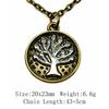 2025 Тренд Пары Ожерелье Дерево Жизни Цветок Жизни Ожерелье На Шею 43 см Цепь Самые Дешевые Товары Длинное Ожерелье