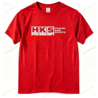 Hks Power And Sports T Shirt Summer Men Cool Cotton Short Sleeve Hks Tshirts Unisex Gift Tops Tee Lh238